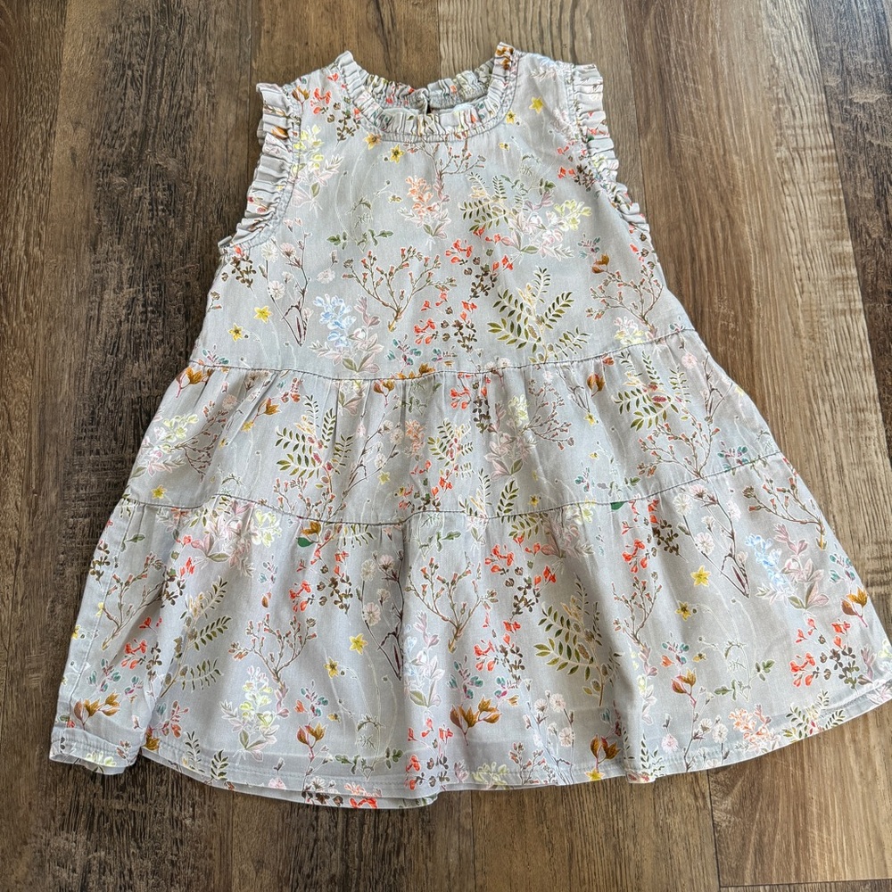 Christina Rohde floral tiered girls sun dress 4
